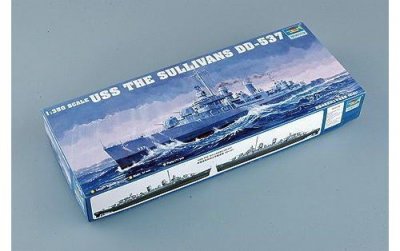 TRUMPETER Maquette bateau  USS LES SULLIVANS DD-537- 1/350 - Maquette