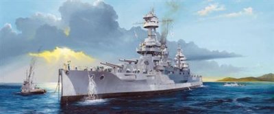 TRUMPETER Maquette bateau  USS NEW YORK BB-34- 1/350 - Maquette de bat