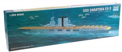 TRUMPETER Maquette bateau  USS SARATOGA CV-3- 1/350 - Maquette de bate