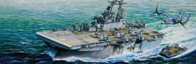 TRUMPETER Maquette bateau  USS WASP LHD-1- 1/350 - Maquette de bateau