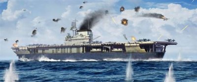 TRUMPETER Maquette bateau  USS Yorktown CV-5- 1/700 - Maquette de bate