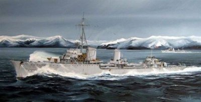 TRUMPETER Maquette bateau  ZERSTORER Z-25.1944- 1/350 - Maquette de ba