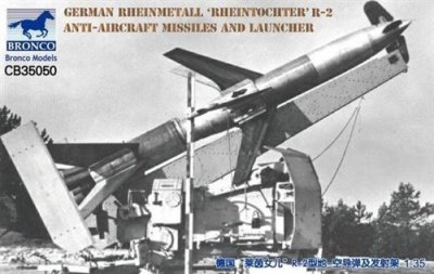 BRONCO MODELS Maquette  Allemand Rheinmetall Rheintochter R-2 missiles