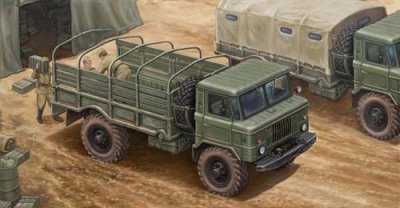 TRUMPETER Maquette camion militaire : camion l&eacute;ger russe gaz-66