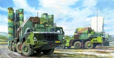 TRUMPETER Maquette camion  48N6E de 5P85S TEL S-300 PMU- 1/35 - Maquet