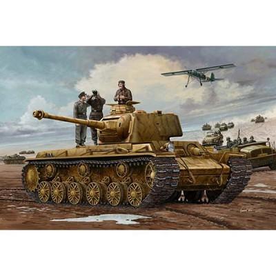 TRUMPETER Maquette Char Lourd Allemand Pz Kpfm Kv-1 756(R)-