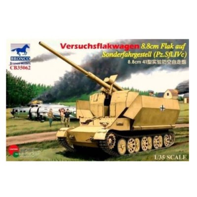 BRONCO MODELS Maquette Char : Versuchsflakwagen 8.8cm Flak 41 