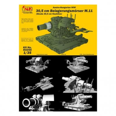 CMK CZECH MASTER KITS Maquette CMK/Czech Master Kits Austro-hongrois WWI 30,5 cm Belagerungs