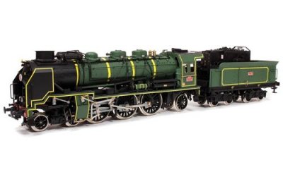  Maquette de train en bois :  Locomotive Pacific 231 Coloris Unique