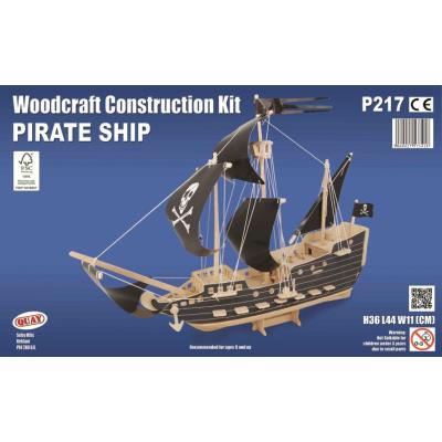 QUAY Maquette En Bois - Bateau Pirate - -