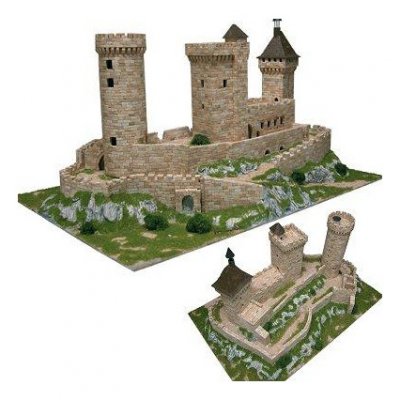 AEDES Maquette en c&eacute;ramique - Ch&acirc;teau de Foix, France