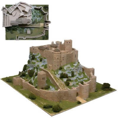 AEDES Maquette en c&eacute;ramique - Ch&acirc;teau de Loarre, Espagne