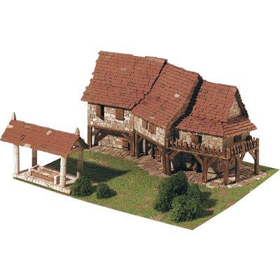 AEDES Maquette en  c&eacute;ramique  -  Maisons rurales 