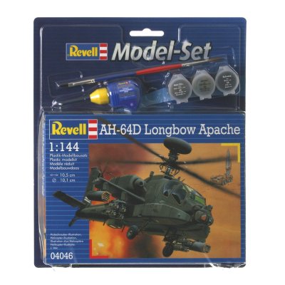 REVELL Maquette h&eacute;licopt&egrave;re&nbsp;: model-set&nbsp;: ah-64d longbow apache
