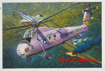 TRUMPETER Maquette h&eacute;licopt&egrave;re  HH-34J USAF Combat Rescue- 1/48 - Maqu