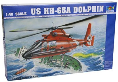 TRUMPETER Maquette h&eacute;licopt&egrave;re  US HH-65A DAUPHIN- 1/48 - Maquette d'h