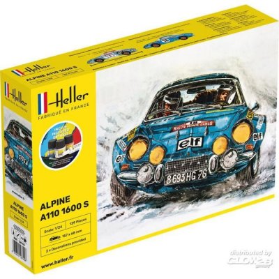 HELLER Maquette  Alpine A110 1600S Les caract&eacute;ristiques principales de
