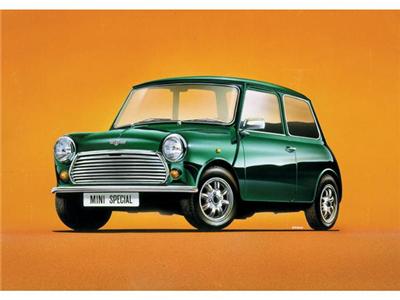 HELLER Maquette  Austin Mini Rallye 1/43-1/43 - Maquette de voiture
