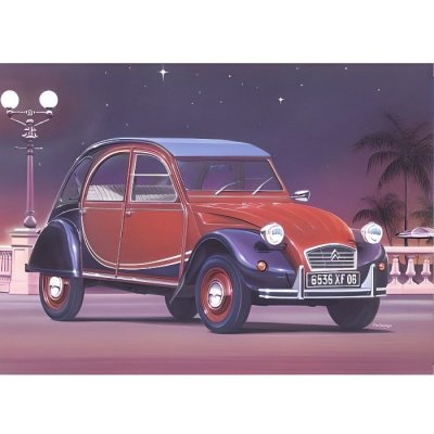 HELLER Maquette  Citroen 2CV Charleston- 1/24 - Maquette de voiture