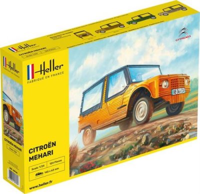 HELLER Maquette  CITROEN MEHARI version 1- 1/24 - Maquette de voiture