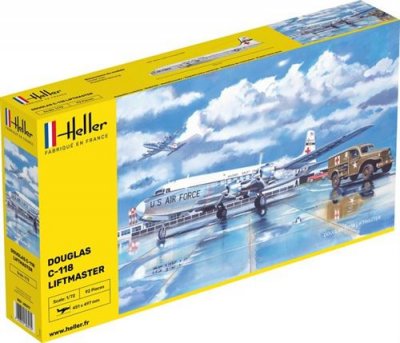 HELLER Maquette  DOUGLAS C-118 LIFTMASTER-1/72 - Maquette