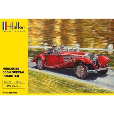 HELLER Maquette  Mercedes 500 K Special Roadster- 1/24 - Maquette