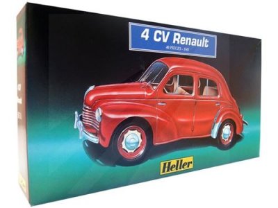 HELLER Maquette  renault 4 cv classique 1/43-1/43 - Maquette de voiture