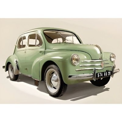 HELLER Maquette  Renault 4CV- 1/24 - Maquette de voiture
