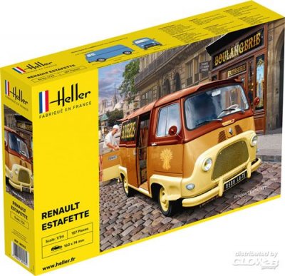 HELLER Maquette  RENAULT ESTAFETTE- 1/24 - Maquette de voiture