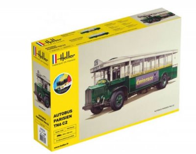 HELLER Maquette  STARTER KIT (Kit de d&eacute;marrage) Autobus TN6 C2- 1/24 -