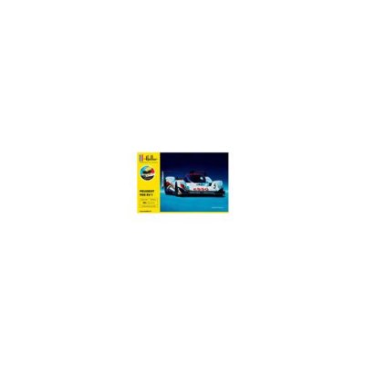 HELLER Maquette  STARTER KIT (Kit de d&eacute;marrage) Peugeot 905 EV 1- 1/24