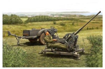 HOBBY BOSS Maquette  2cm Flak 38 Late Version / Sd.&nbsp;Ah 51- 1/35 - Maqu