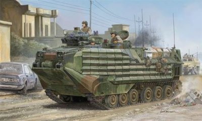  Maquette Hobby Boss AAVP-7A1 RAMS/RS W/EAAK- 1/35 - Maquette militair