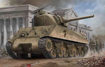 HOBBY BOSS Maquette  Char US M4A3 - 1/48 - Maquette militaire
