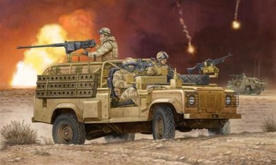 HOBBY BOSS Maquette  Defender XD 'Wolf' V.M.I.K- 1/35 - Maquette milit