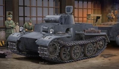 HOBBY BOSS Maquette  German Pzkpfw.I Ausf F (VK1801) Early- 1/35 - Maq