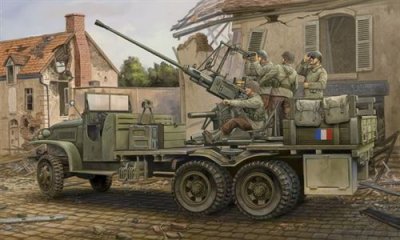 HOBBY BOSS Maquette  GMC Bofors 40mm Gun- 1/35 - Maquette militaire