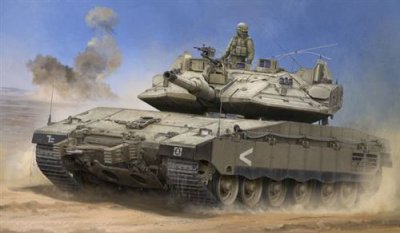 HOBBY BOSS Maquette  IDF Merkava Mk IV w/Trophy - 1/35 - Maquette mili