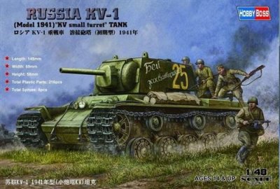 HOBBYBOSS Maquette Hobby Boss KV-1 russe 1941 - 1/48 - Maquette militaire