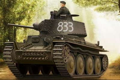 HOBBY BOSS Maquette  Panzer Kpfw.38(t) Ausf.E/F - 1/35 - Maquette mili