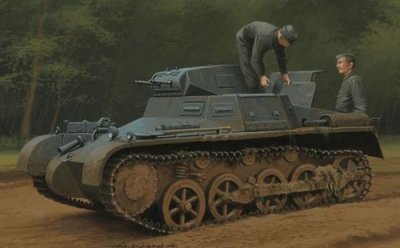  Maquette Hobby Boss Pz.Kpfw Ausf.A Sd.Kfz.101 (Early / Late)- 1/35 -