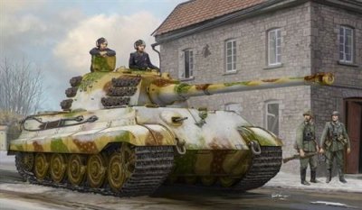 HOBBY BOSS Maquette  Pz.Kpfw.VI Sd.Kfz.182 Tiger II- 1/35 - Maquette m