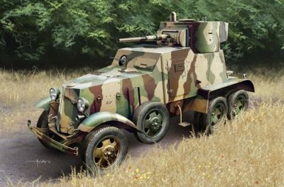 HOBBY BOSS Maquette  Soviet BA-6 Amor Car - 1/35 - Maquette militaire