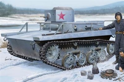 HOBBYBOSS Maquette Hobby Boss Soviet T- 37TU Command Tank- 1/35 - Maquette mili