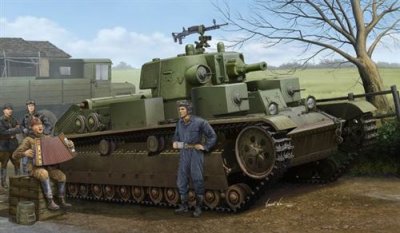 HOBBYBOSS Maquette Hobby Boss Sovi&eacute;tique T-28 Medium Tank (Cone Tourelle)- 1/35