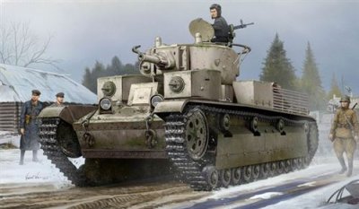 HOBBYBOSS Maquette Hobby Boss T-28 (Riveted)- 1/35 - Maquette militaire