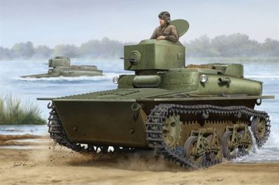HOBBYBOSS Maquette Hobby Boss T-37 Amphibie Light Tank 1/35- 1/35 - Maquette mi