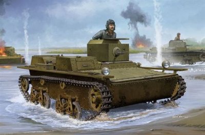 HOBBYBOSS Maquette Hobby Boss T-38 Amphibie L&eacute;ger- 1/35 - Maquette militaire