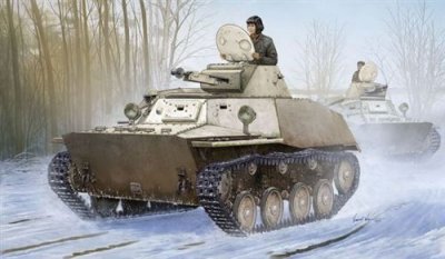 HOBBYBOSS Maquette Hobby Boss T-40S Light Tank - 1/35 - Maquette militaire