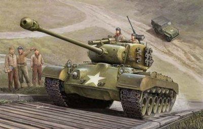 HOBBY BOSS Maquette  T26E4 Pershing Pilot #2- 1/35 - Maquette militair